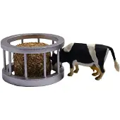 Kids Globe 571931 Boer/Boerin 4 stuks met landbouw accessoires
