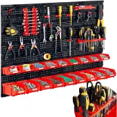 Humberg Werkstatttafel 96x76cm met 43 Delen - Gereedschap Organizer