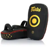 Fairtex KPLC5 Serie - Training Tarcze - Czarno-Złote - Small - Ergonomische Vorm