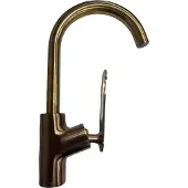 Laveo TIERRA II Keukenkraan - Koper/Goud - Standaard Model