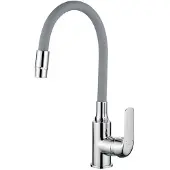 Kuchinox ELZA - Flexo Slim III spoelbakmengkraan, chroom/grijs