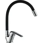 Kuchinox Keukenmengkraan met flexibele uitloop, zwart, model ELZA