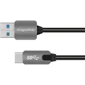 Krüger&Matz USB 3.0 - USB-C kabelis 1m