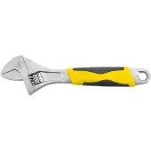 Topex Verstelbare Zweedse moersleutel 250 mm rubberen handvat (35D123)