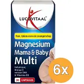 Lucovitaal 6x Magnesium Mama & Baby Multi (30 capsules)