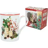 CARMANI Kerstmok Classic - 360ml Porselein - Cadeauverpakking