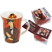 CARMANI Porseleinen Mok - Amedeo Modigliani Mario Varvogli (350ml)
