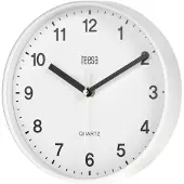 Teesa TSA0038 Analoge Wandklok 20 cm Wit