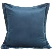Eurofirany Decoratieve Kussensloop Villa 45x45cm - Navy Blauw Velours