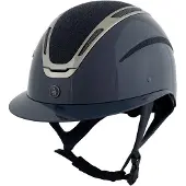BR Equestrian Equipment Zeta Starlight Rijhelm Navy/Gunmetal 52-54