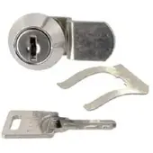 Vynex Magneetsnapper Met Vaste Sluiting - Bruin Kunststof/metaal - 2 Stuks