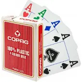Copag 4 kleuren kaartenset van 12