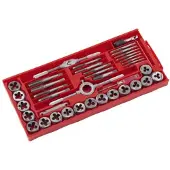 Kreator draadsnijset en tapset M3-M12 40-delig (KRTH01002)