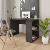 Prolenta Maison Exclusive - Bureau, grijs, 110x60x73 cm, houtvezel