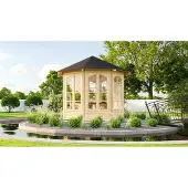 Weka Paviljoen 234b 8-hoekig 282x305cm