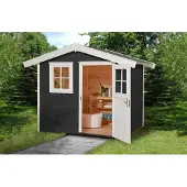 Weka Tuinhuis 123 - Antraciet - 241x235cm - 12 M³