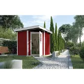 Weka Tuinhuis 229 - Rood - 217x205cm