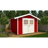 Weka Tuinhuis 122 - Rood - 241x205cm