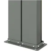 vidaXL Windscherm uittrekbaar 220x1000 cm rood