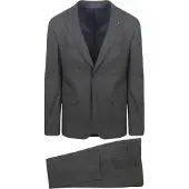 Suitable Strato Toulon Kostuum Wol Antraciet | Grijs | Maat 48