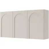 Selsey Ladekast Archie 3-deurs | Design spaanplaat beige 150x81x35 cm ladekasten | NADUVI