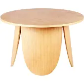 Selsey Salontafel Miranda rond groot | mdf naturel 80x50x80 cm salontafels | NADUVI