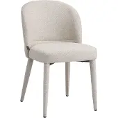 Selsey Coases – Eetkamerstoel met bouclé bekleding, Beige