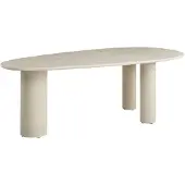 Selsey Innations – Eettafel 230 x 120 cm, greige, microcement-look