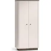 Selsey Vilavio – Kledingkast 2-deurs, roede & planken, Kasjmier/eikenlook, 92 cm