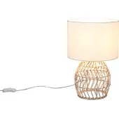 TRIO Schemerlamp Rike Met Rotan