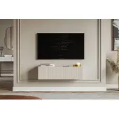 Selsey TV-meubel Vesper zwevend 100 cm | mdf beige 100.80000305175781x28.5x31.600000381469727 cm tv-meubels | NADUVI