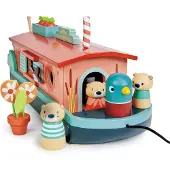 Tender Leaf Toys Kanaalboot Little Otter +3jr