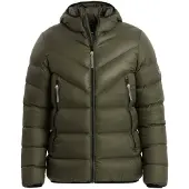 OMBRE Winterjas 'OM-JAHP-0145' olijfgroen