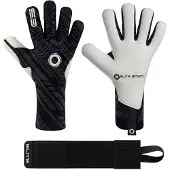 Elite Sport T1B Knit Keepershandschoenen Zwart Wit