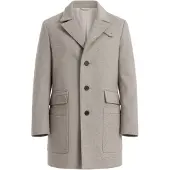 OMBRE Jas - Knopen - Gemeleerd Beige L