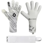 Elite Sport T1W Knit Keepershandschoenen Wit Zwart