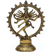 Bahadra naturals Shiva Nataraj messing (20cm)