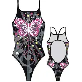 Turbo Butterfly Star Swimsuit Zwart,Grijs 3XL Vrouw
