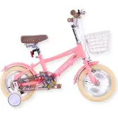 Buxibo - Kinderfiets voor Meisjes - Luna - 12 Inch - Roze