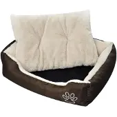 vidaXL Hondenbed bruin en beige XXL online kopen