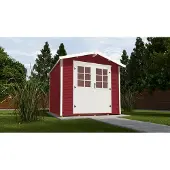 Weka Tuinhuis 218 - Rood - 241x205cm
