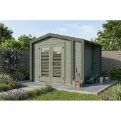 Weka Tuinhuis Killarney, 300x250 cm, groen-grijs, 28 mm