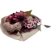 Buitengewoon Boet Boeket gedroogde kunstbloemen bordeaux