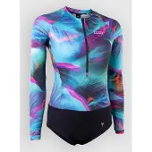 iON Logo 1.5 Mm Shorty Met Lange Mouwen En Rits Aan De Voorkant Voor Dames
