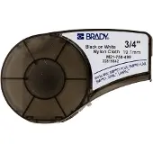 Brady M21-750-499 tape nylon | zwart op wit | 19,1mm x 4,88m