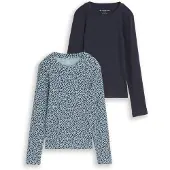 Tom Tailor Shirt nachtblauw / lichtblauw