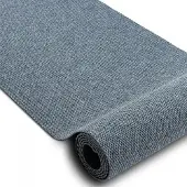 Dywany Łuszczów VIGOR Antislip Deurmat Grijs 200x520 cm - Krat & Vlechtpatroon