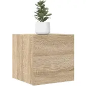 vidaXL Tv-wandmeubelen 2 st 30,5x30x30 cm sonoma eikenkleurig