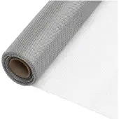 vidaXL Gaas 112x1000 cm roestvrij staal zilverkleurig