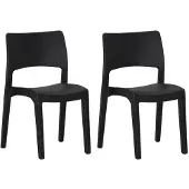 vidaXL Tuinstoelen 2 st polypropeen antraciet